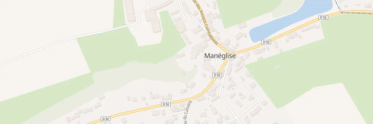 Plan du 1 Rue des Anciens Combattants à Manéglise