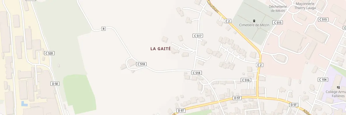 Plan du 9999 Che des Blés d’Or à Mézin