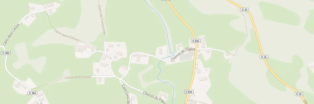 Plan du 6 Che de l’Eglise à Asque