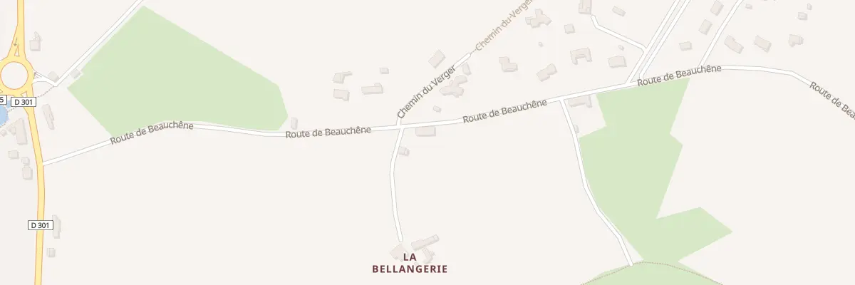Plan du 426 Rte de Beauchêne à Sargé-lès-le-Mans