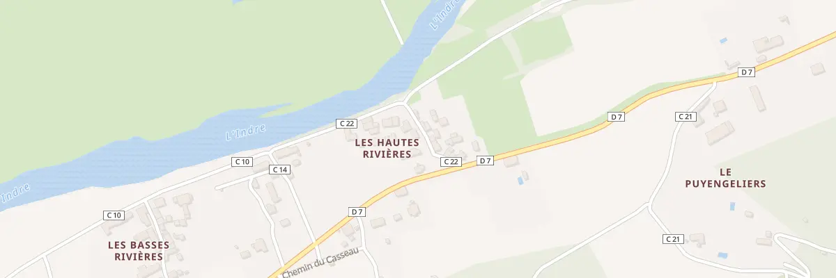 Plan du 4 Rue des Hautes Rivières à Huismes