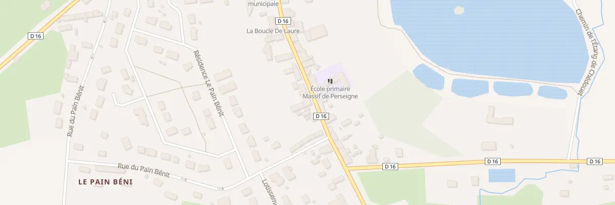 Plan du 34 Rue de la Forêt De Perseigne à Villeneuve-en-Perseigne