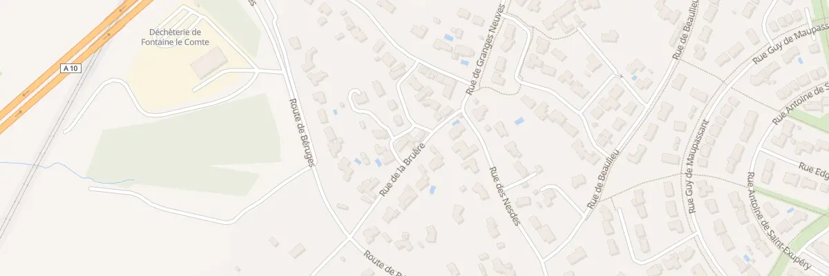 Plan du 9 Rue de la Bruère à Fontaine-le-Comte