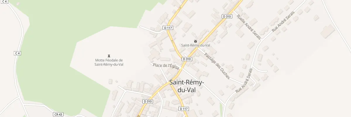 Plan du 4 Pl de L Eglise à Saint-Rémy-du-Val