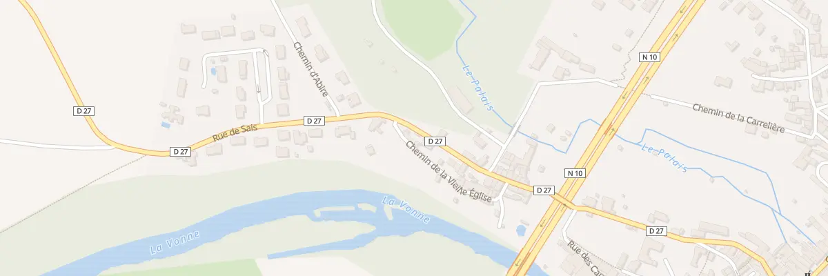 Plan du 23 Rue de Sais à Vivonne