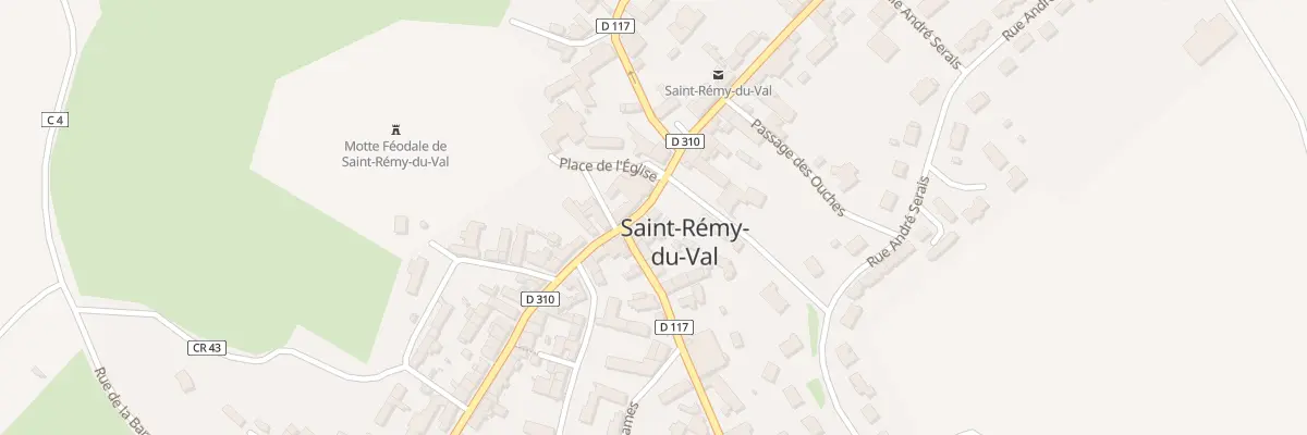 Plan du 45 Rue Eugene Bouquet à Saint-Rémy-du-Val