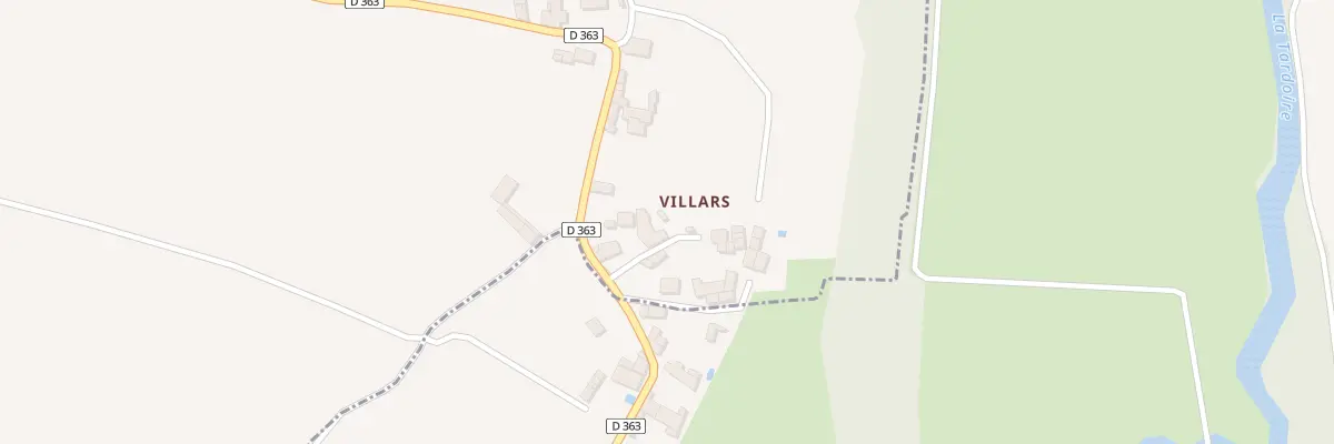 Plan du 5169 Villars à Saint-Ciers-sur-Bonnieure