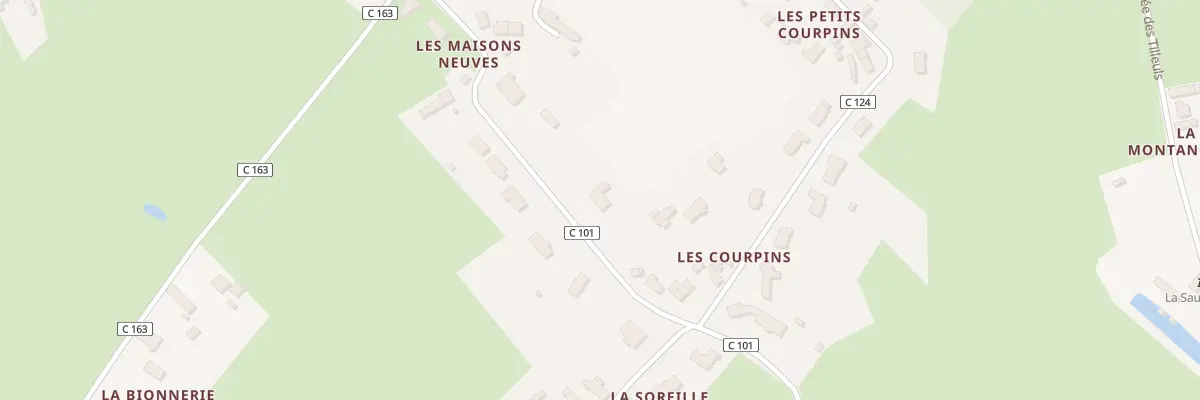 Plan du 48 Rte des Courpins à Changé