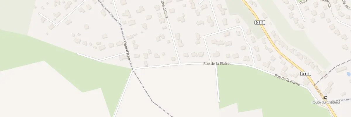Plan du 9 Rue de la Plaine à Saint-Laurent-de-Brèvedent