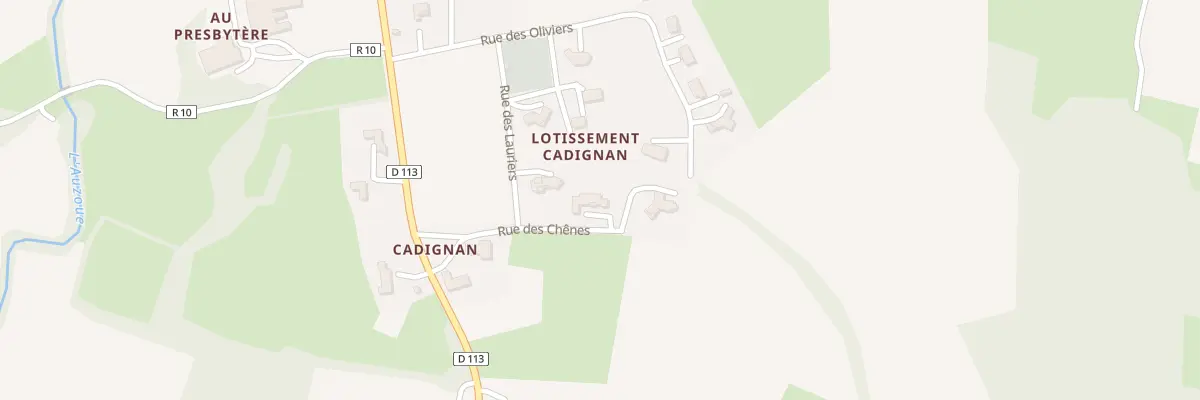 Plan du 5256 A Cadignan à Courrensan