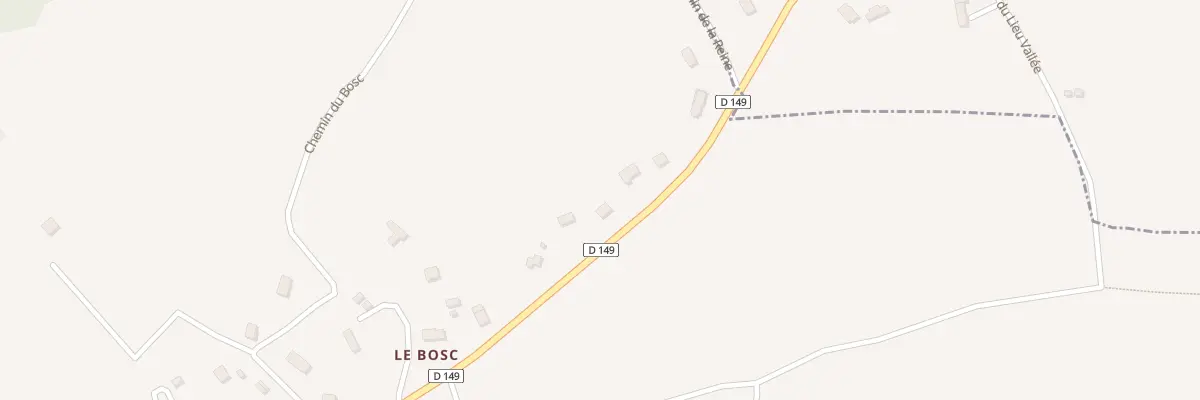 Plan du 36 Rte de St Martin de Mailloc à Prêtreville