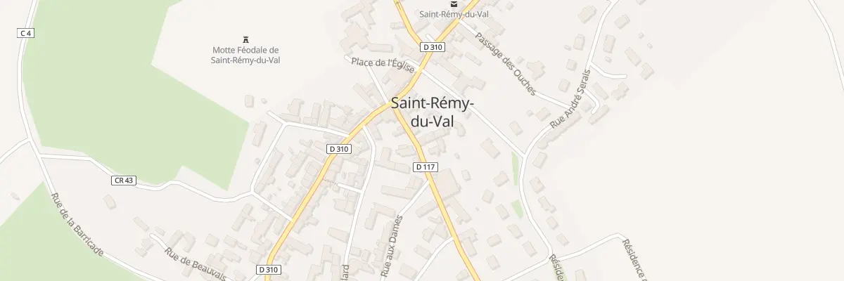 Plan du 11 Rue Aux Bergers à Saint-Rémy-du-Val