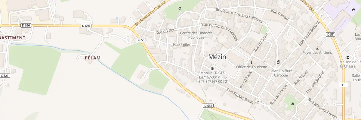 Plan du 2 Rue des Capots à Mézin