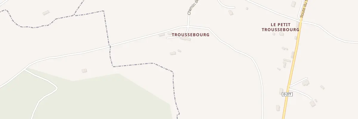 Plan du 399 Chem de Troussebourg à Fourneville