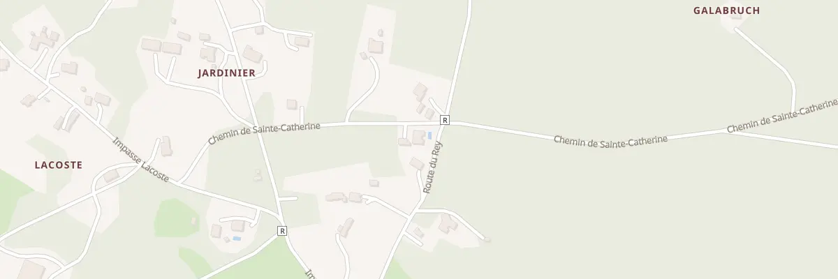 Plan du 182 Chem de Sainte-catherine à Réaup-Lisse