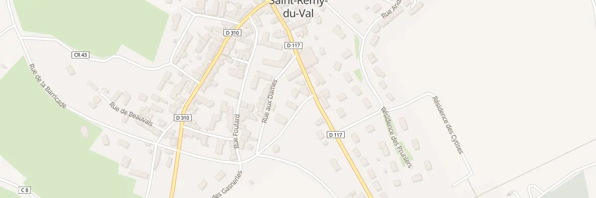 Plan du 10 Rue Aux Bergers à Saint-Rémy-du-Val