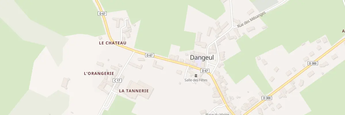 Plan du 32 Rue de la Libération à Dangeul