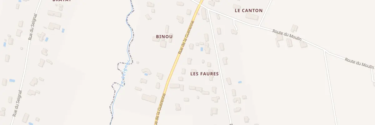 Plan du 83B Les Faures à Saint-Avit-Saint-Nazaire