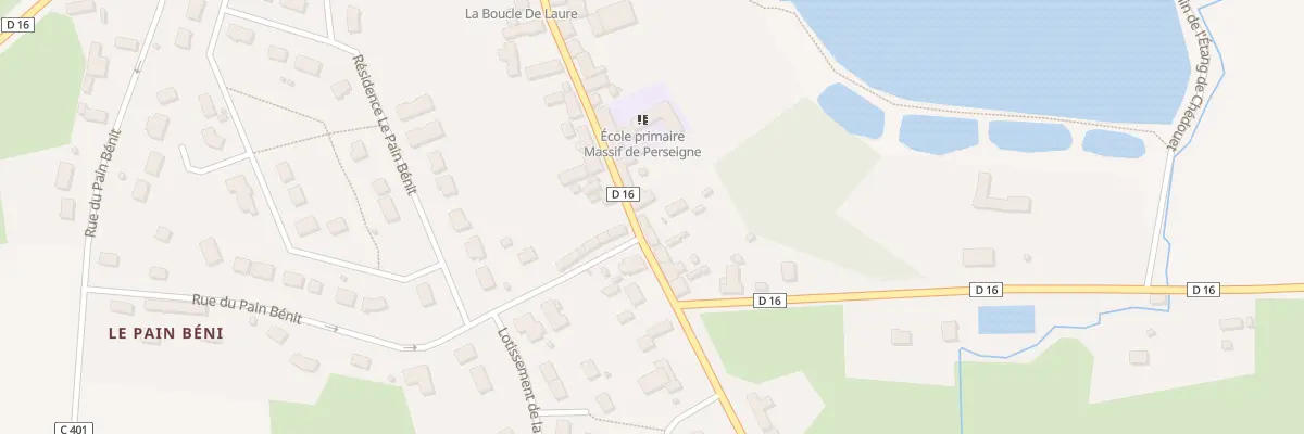 Plan du 53 Rue de la Forêt De Perseigne à Villeneuve-en-Perseigne