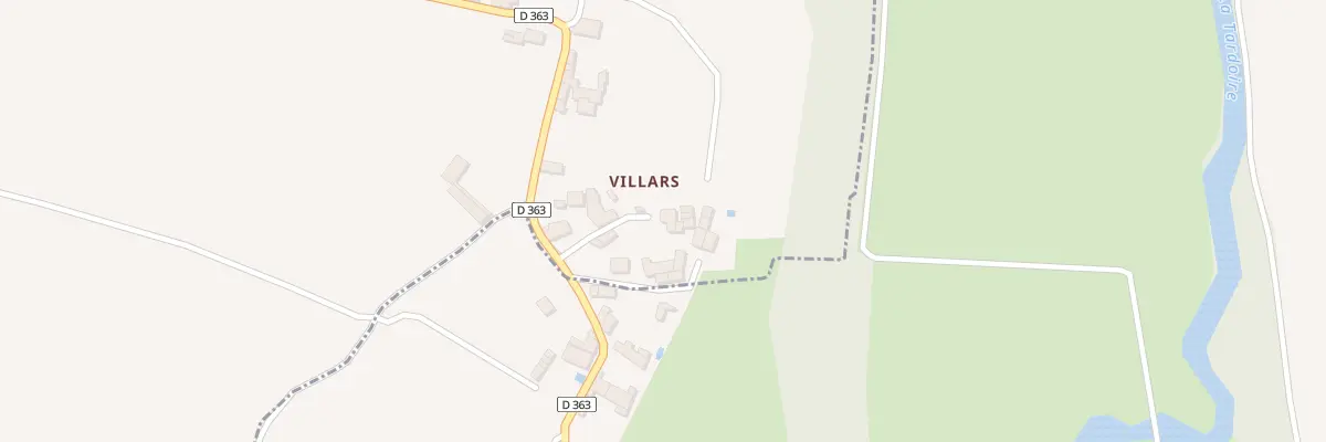 Plan du 5089 Villars à Saint-Ciers-sur-Bonnieure