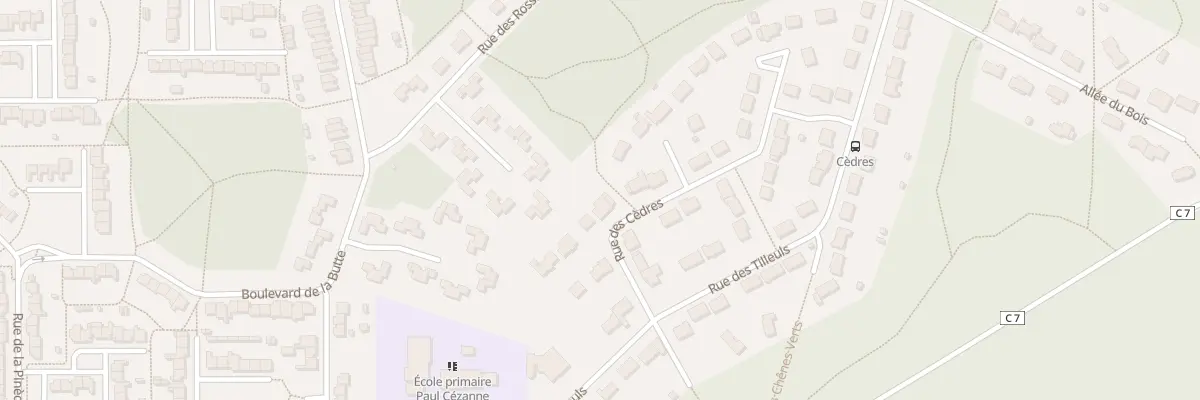 Plan du 12 Rue des Cèdres à Mulsanne
