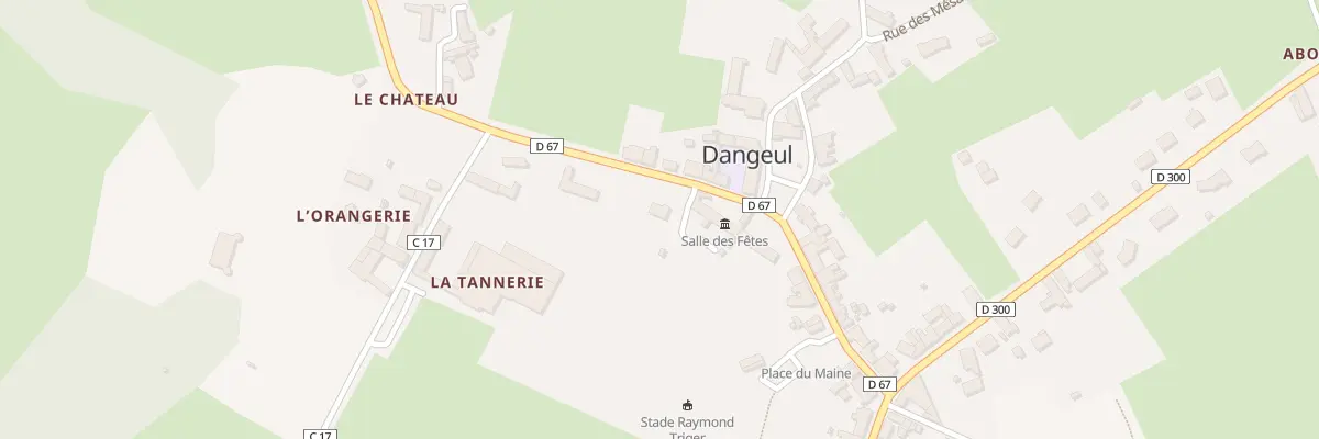 Plan du 15 Rue de la Libération à Dangeul