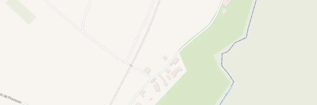 Plan du 15 Les Ouches à Voulon