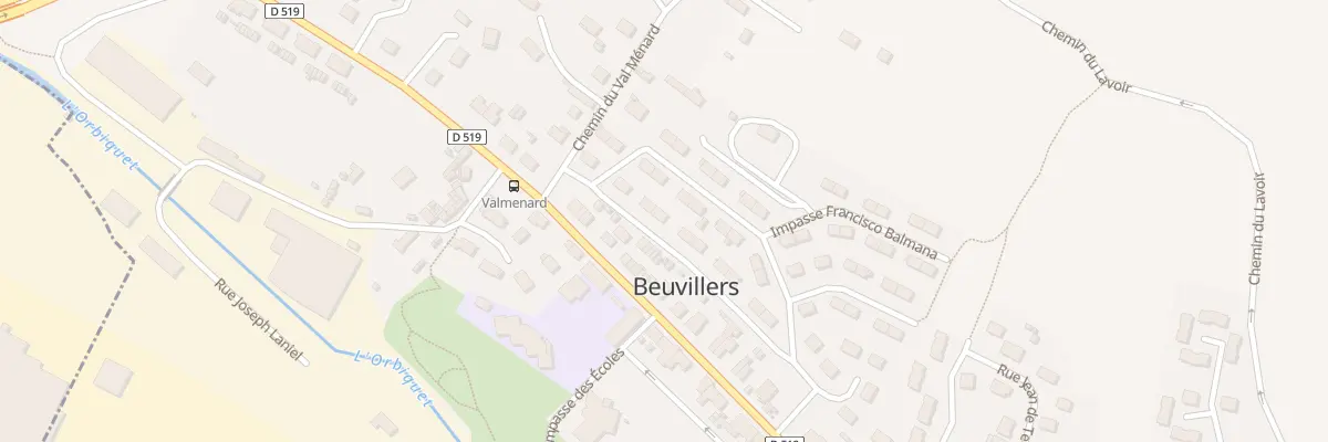Plan du 41 Rue Gilbert Nopce à Beuvillers