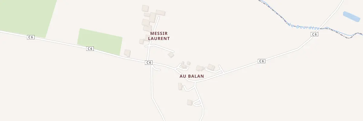 Plan du 1690 Rte de Messir Laurent à Saint-Sernin