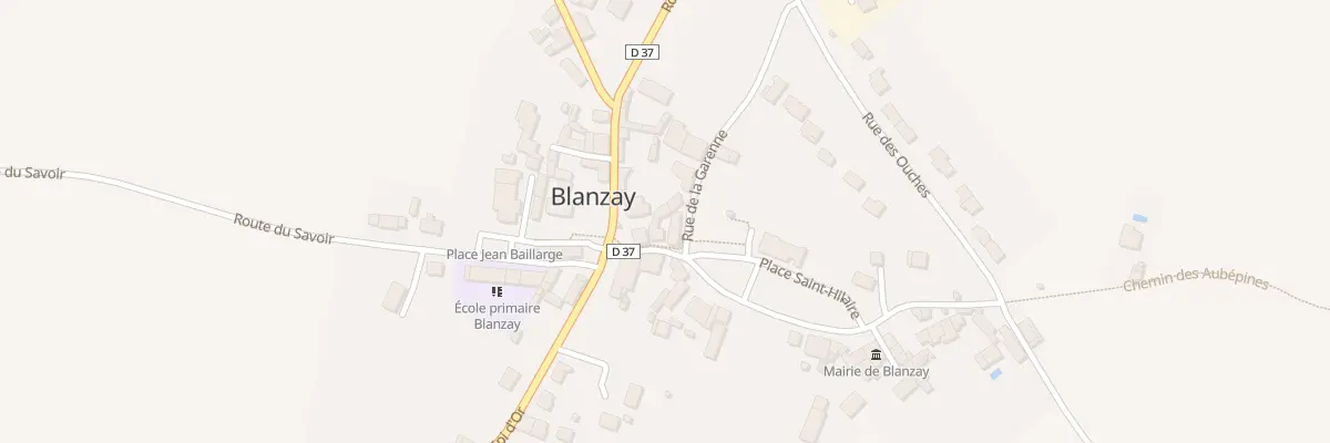 Plan du 3 Rue du Cèdre à Blanzay