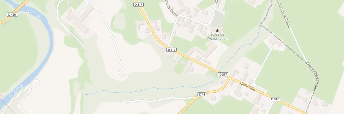 Plan du 34 Cami Naü à Ozon