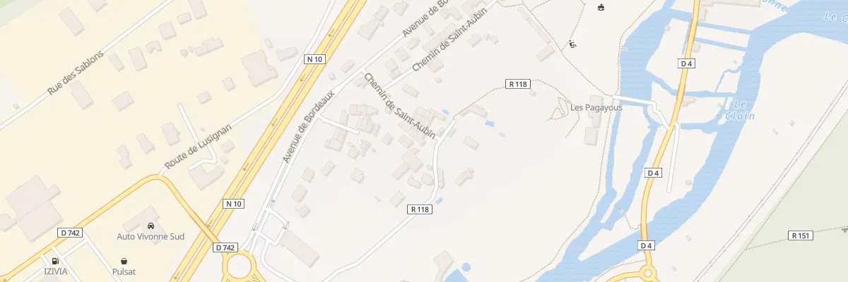 Plan du 8 Che de St Aubin à Vivonne