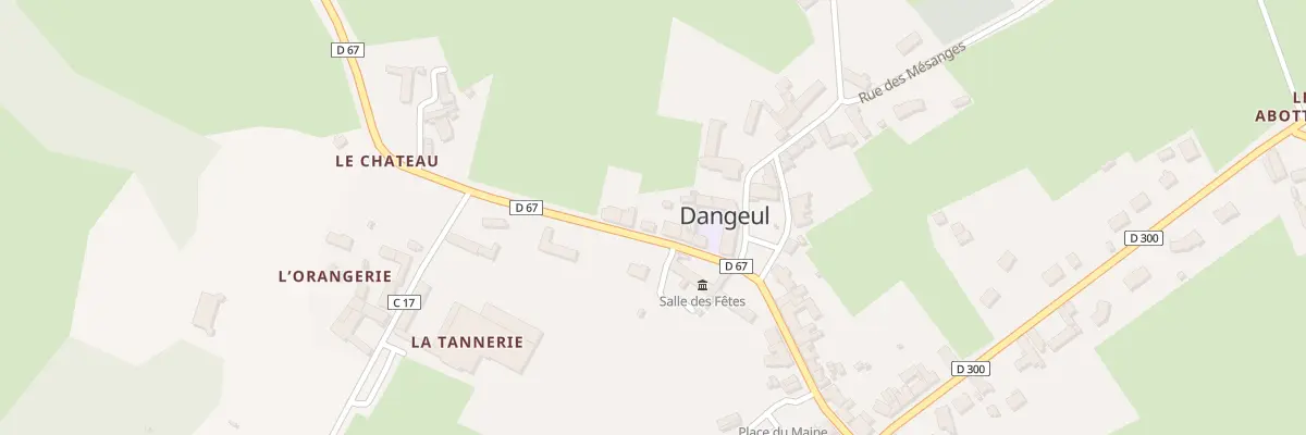 Plan du 28 Rue de la Libération à Dangeul