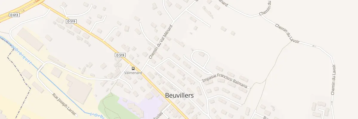 Plan du 5 Rue José Marie de Ben à Beuvillers