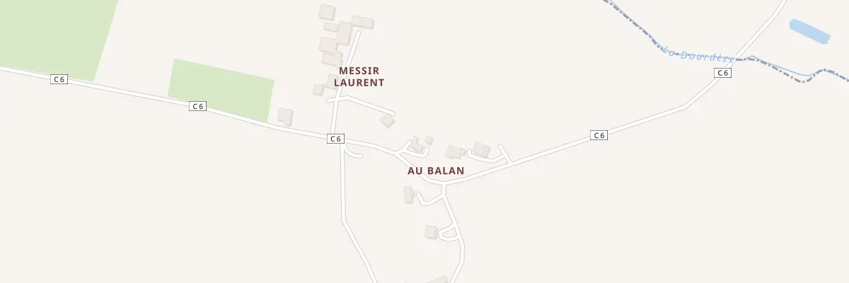 Plan du 1775 Rte de Messir Laurent à Saint-Sernin