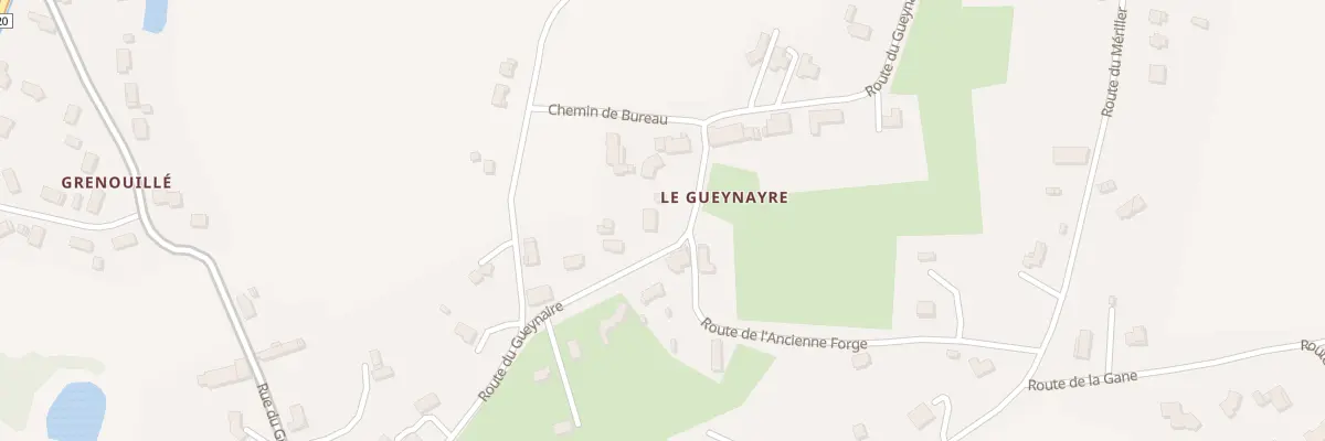 Plan du 413 Rte du Gueynaire au Fleix