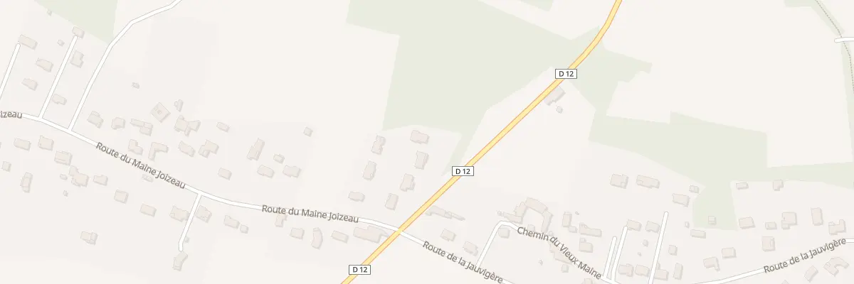 Plan du 1023 Rte du Maine Joizeau à Brie