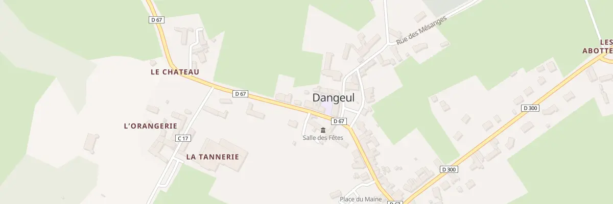 Plan du 26 Rue de la Libération à Dangeul