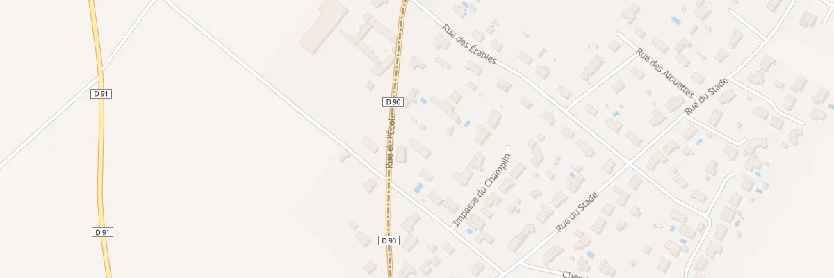 Plan du 39 Rue de l’Ecole à Chabournay