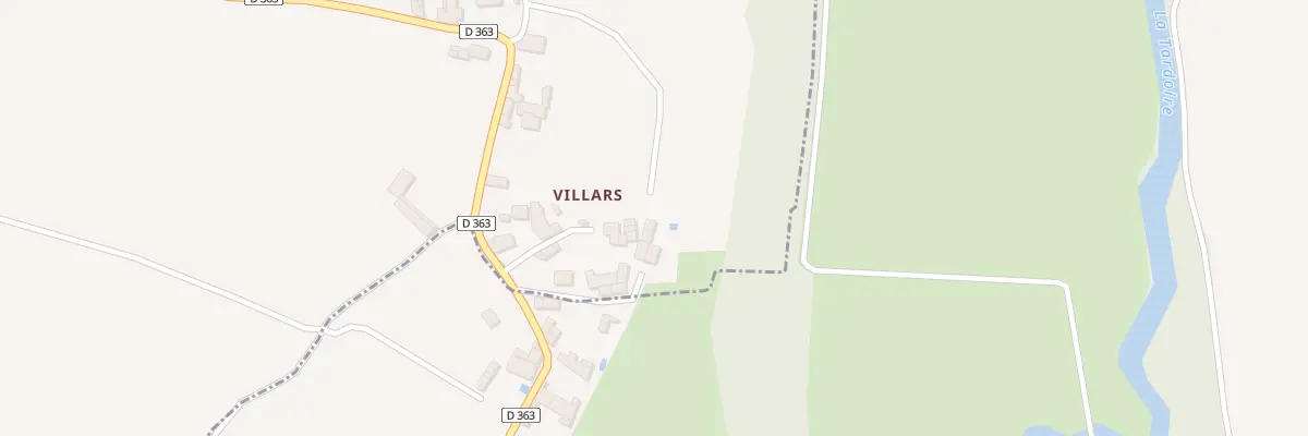 Plan du 5181 Villars à Saint-Ciers-sur-Bonnieure
