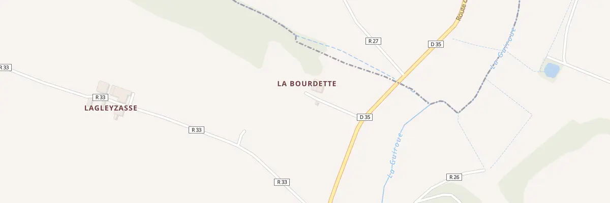 Plan du 154 La Bourdette à Bassoues