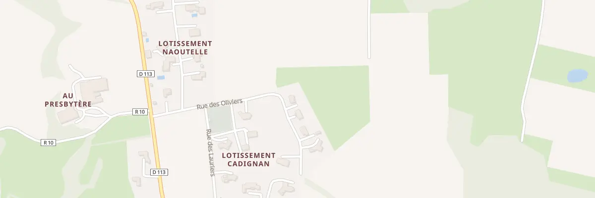 Plan du 37 Rue des Oliviers à Courrensan