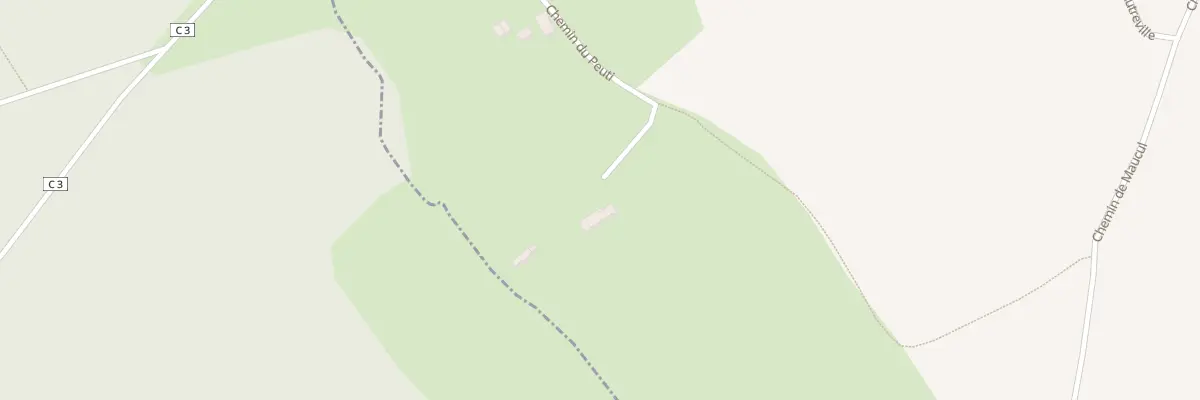 Plan du 316 Che du Peuti à Savigné-l’Évêque