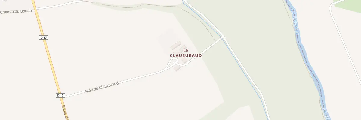 Plan du 320 All du Clauzuraud à Palluaud