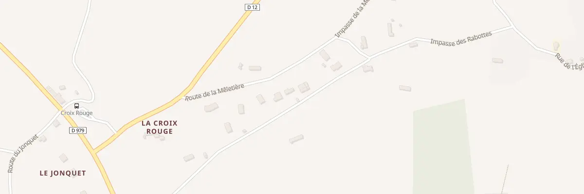 Plan du 68 La Meletiere à Ticheville