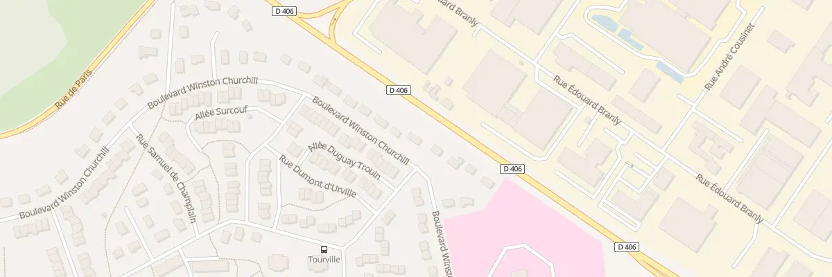Plan du 65 Bd Winston Churchill à Lisieux