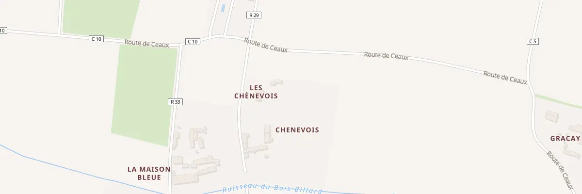 Plan du 92 Chenevois à Assay