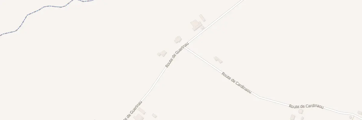 Plan du 20 Rte de Guerinau à Birac-sur-Trec