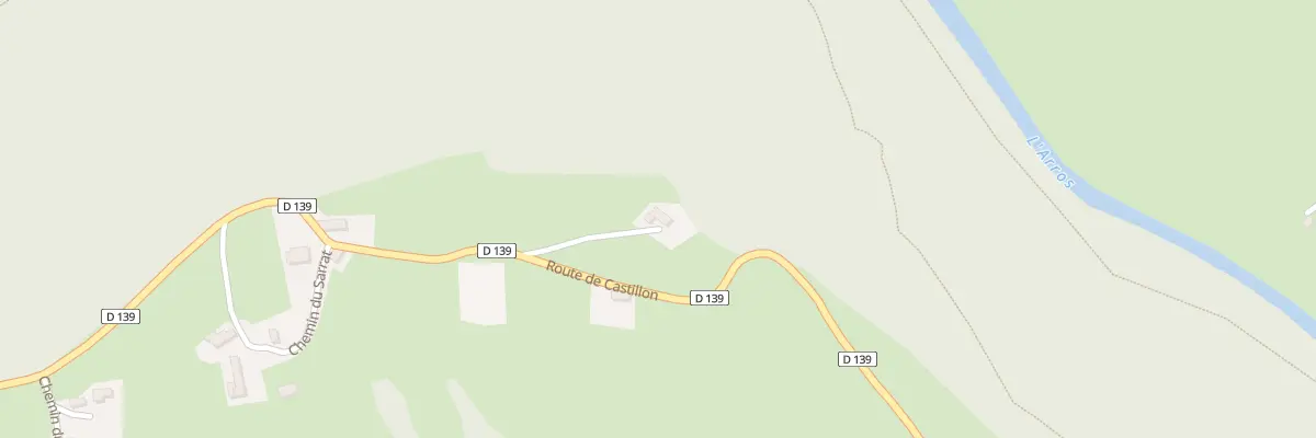 Plan du 5012 Rte de Castillon à Bonnemazon