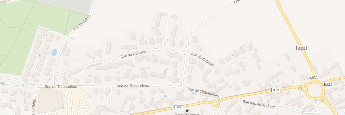 Plan du 25 Rue du Dolmen à Neuville-de-Poitou
